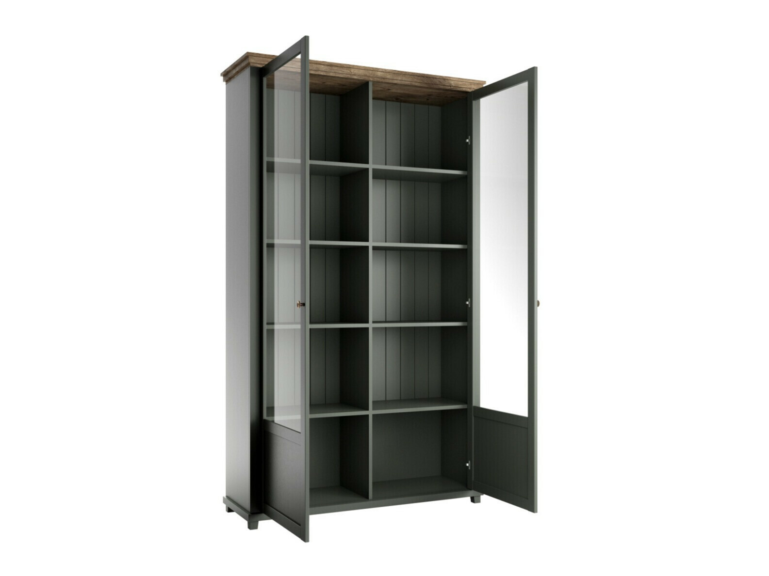 Polica Tolnue 102 (Tamno zelena + Храст лефкас)