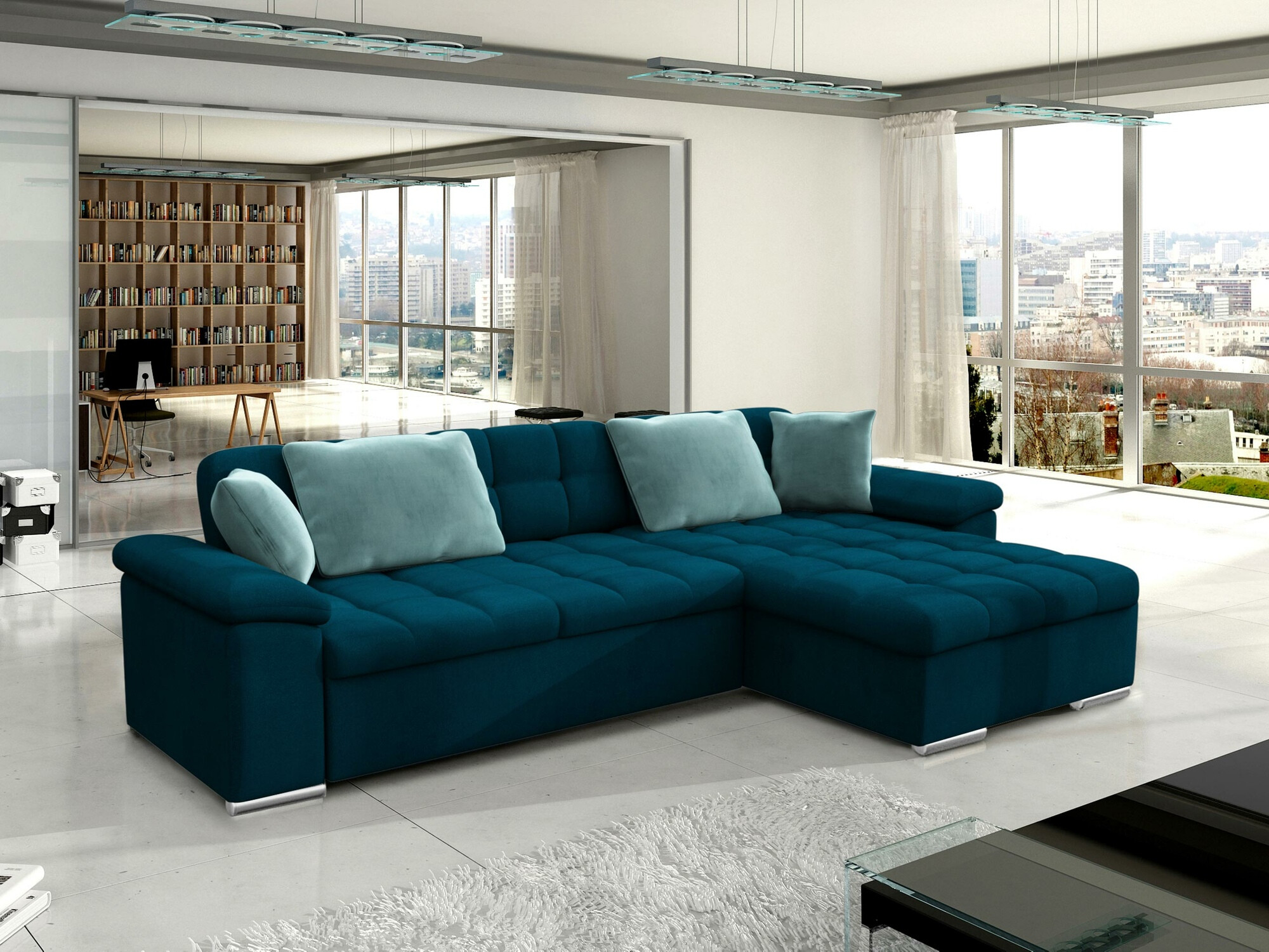 Ugaona sofa Comfivo 181 (Venus Velvet 2911 + Prestige 2771)