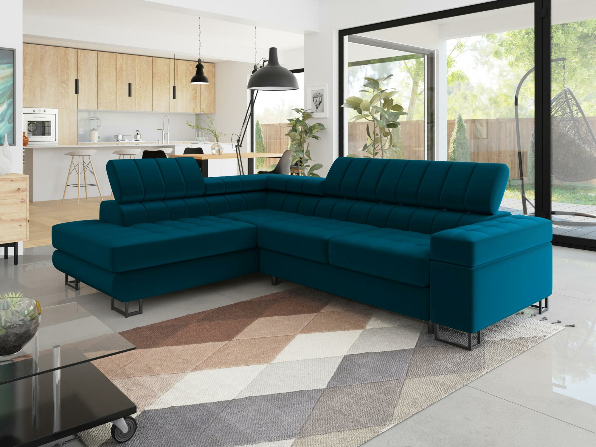 Ugaona sofa Comfivo 247 (Venus velvet 2911)