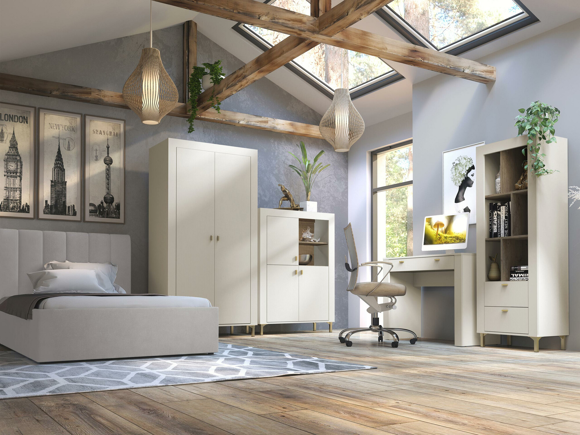 Set spavaća soba Mormavu 116 (Kašmir)