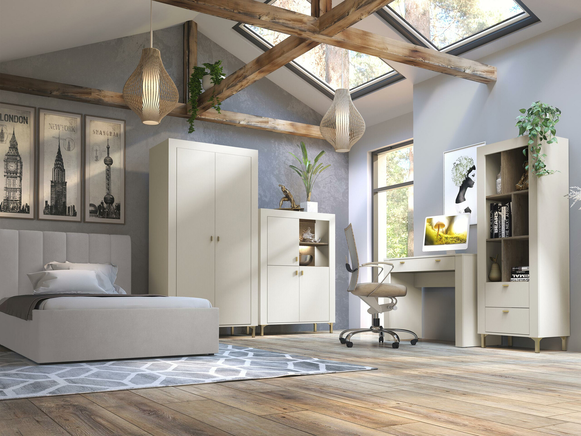 Set spavaća soba Mormavu 116 (Kašmir)