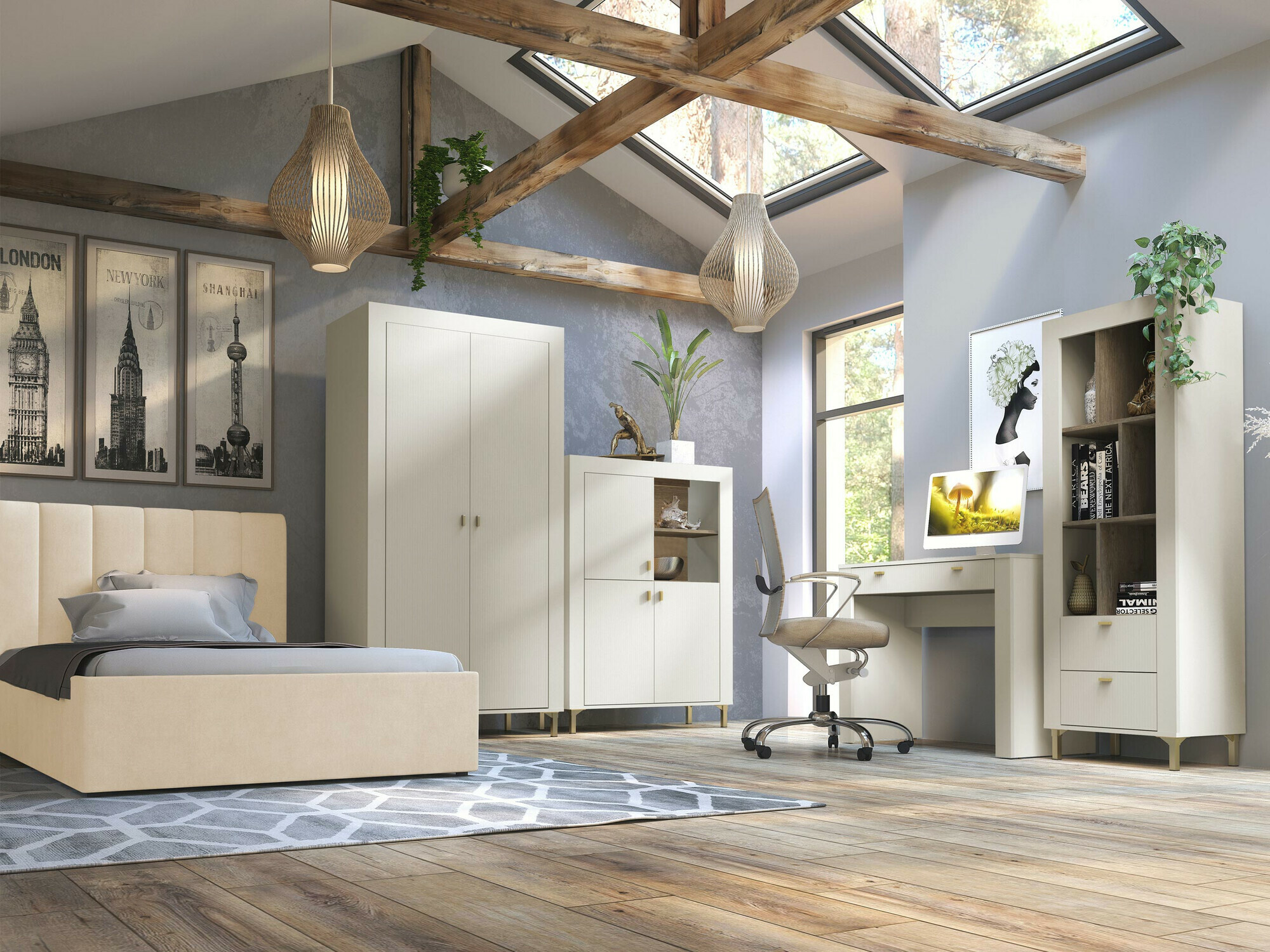 Set spavaća soba Mormavu 116 (Kašmir)