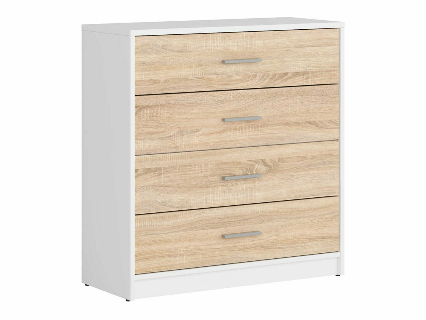 Komoda Novsore 101 (Belo + Sonoma hrast)