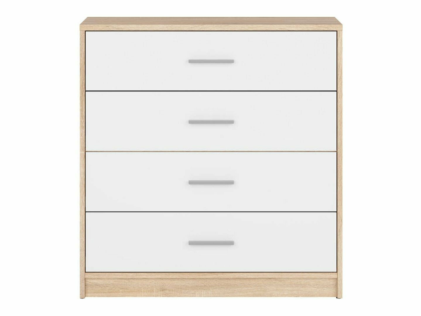 Komoda Novsore 101 (Sonoma hrast + Belo)