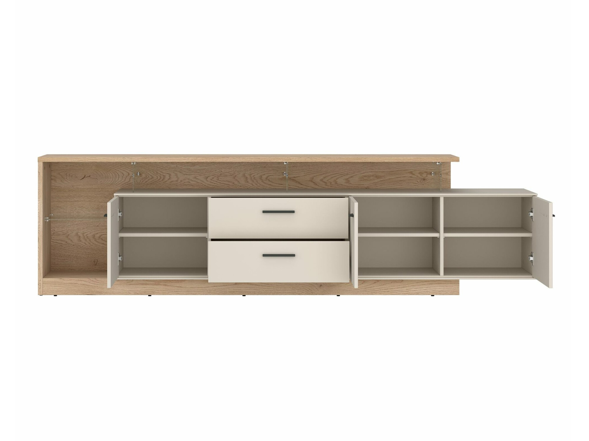 TV komoda Ontario 138 (Sonoma hrast + Kašmir)