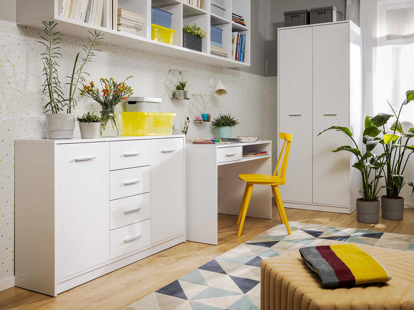 Kancelarijski sto Novsore 108 (Belo)