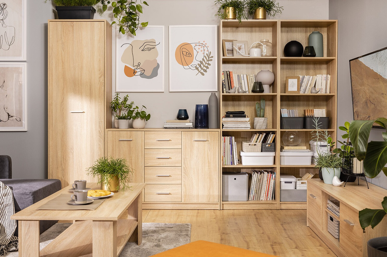 Stočić za kafu Novsore 110 (Sonoma hrast)