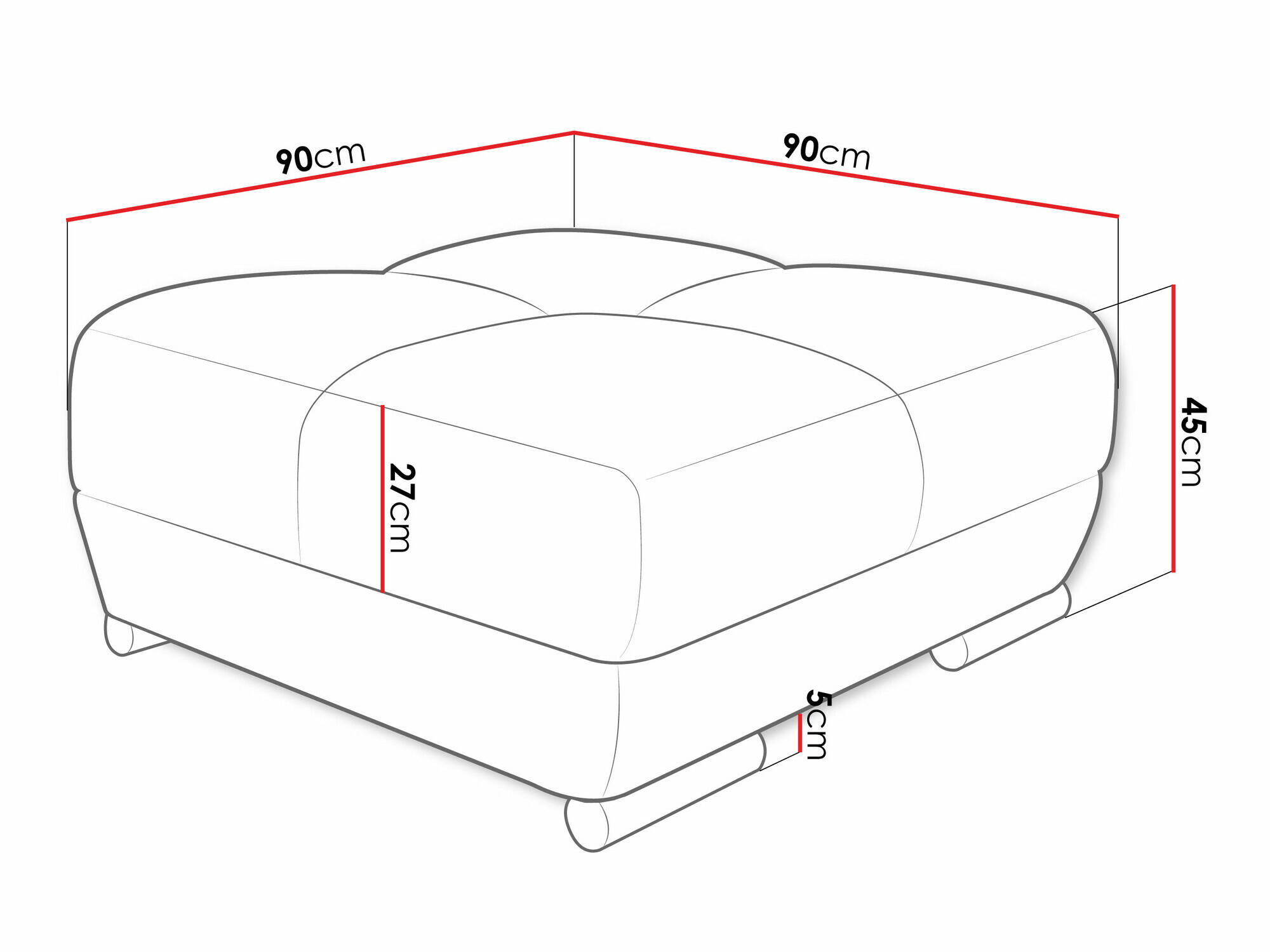 Tapacirana klupa Camden 104 (Velo 623)