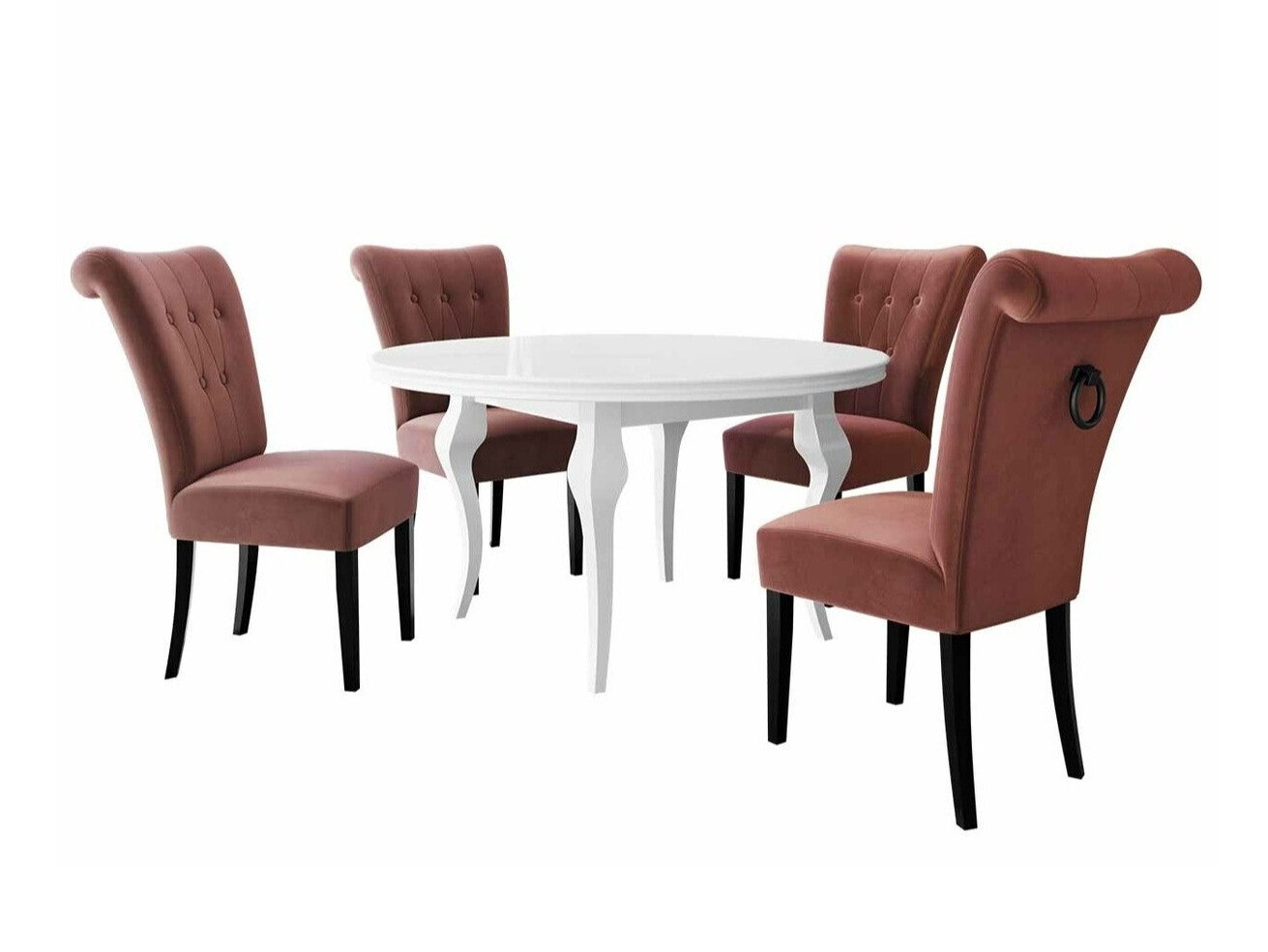 Trpezarijski set Racine 143 (Crno)