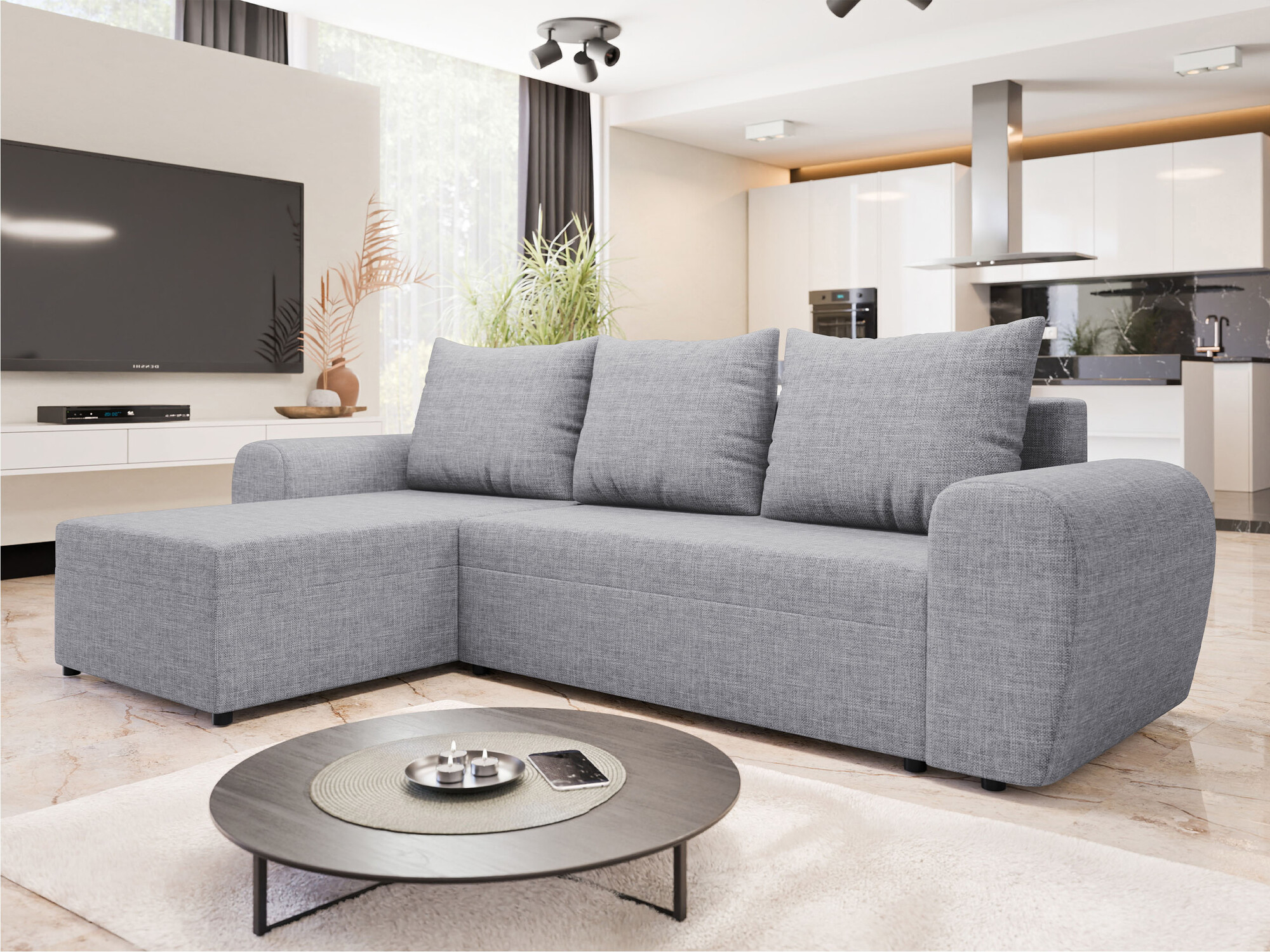 Ugaona sofa Memphis 148 (Lux 05)
