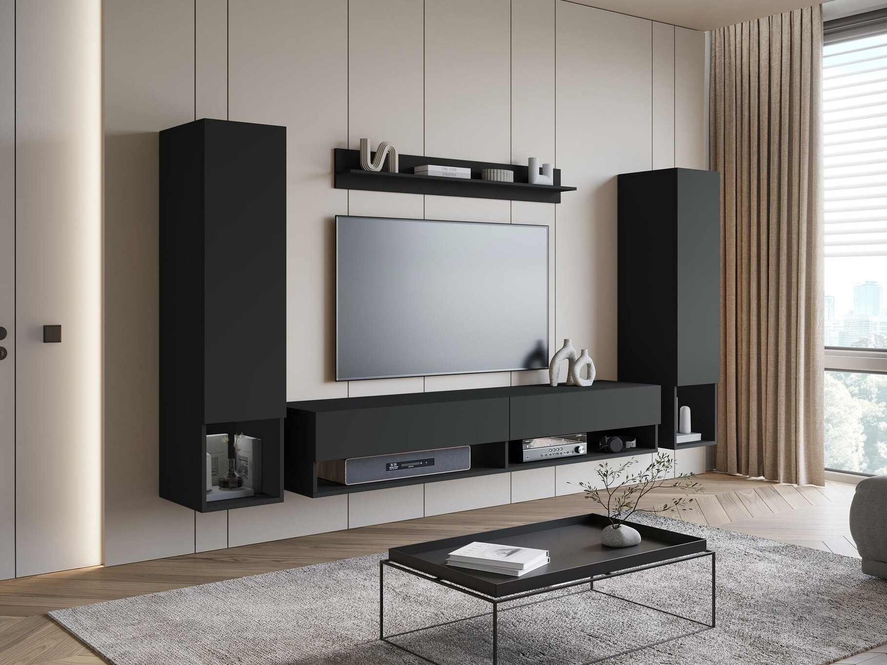 Set za dnevnu sobu Sarasota 176 (Grafit)