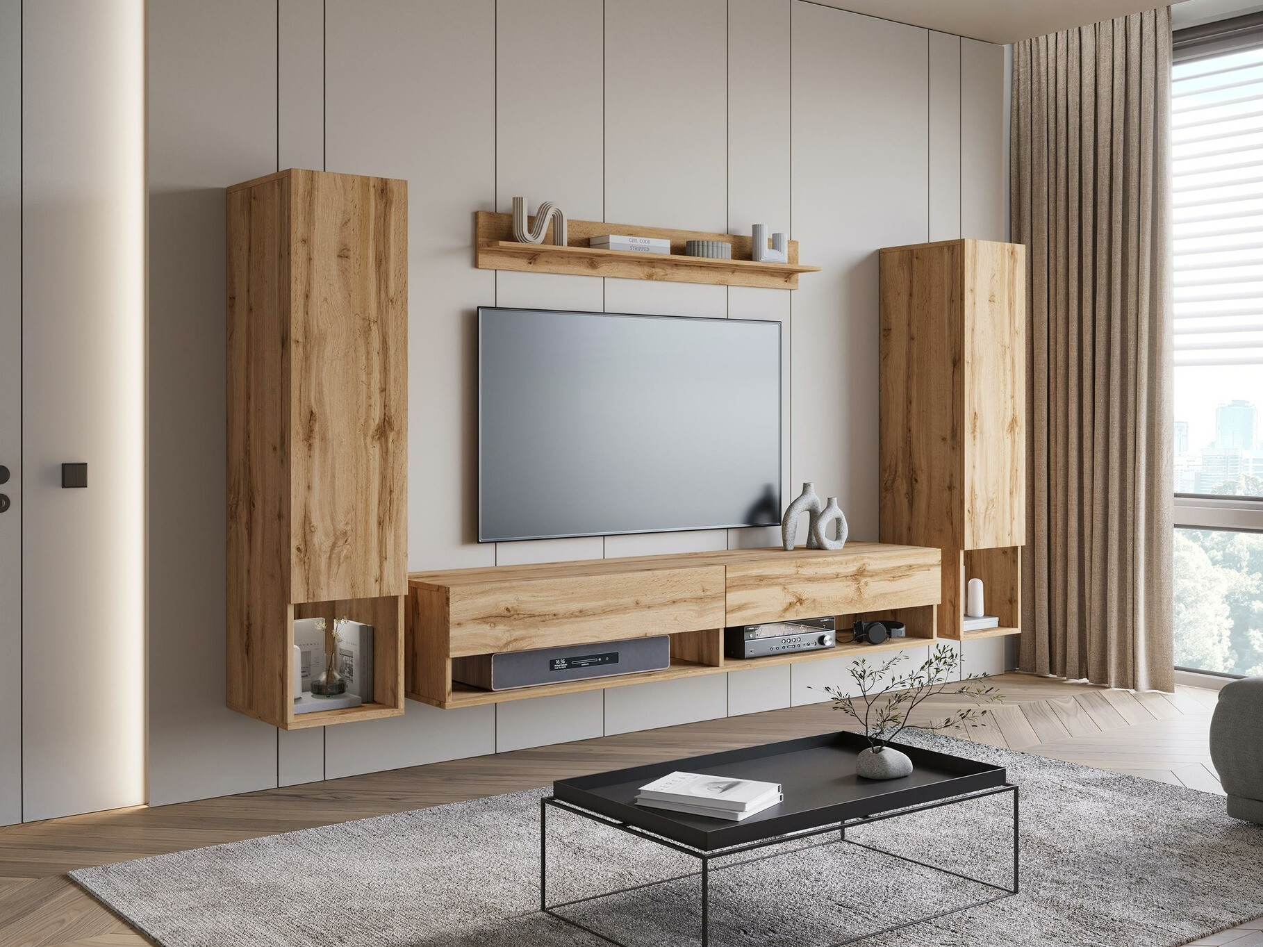 Set za dnevnu sobu Sarasota 176 (Вотан храст)