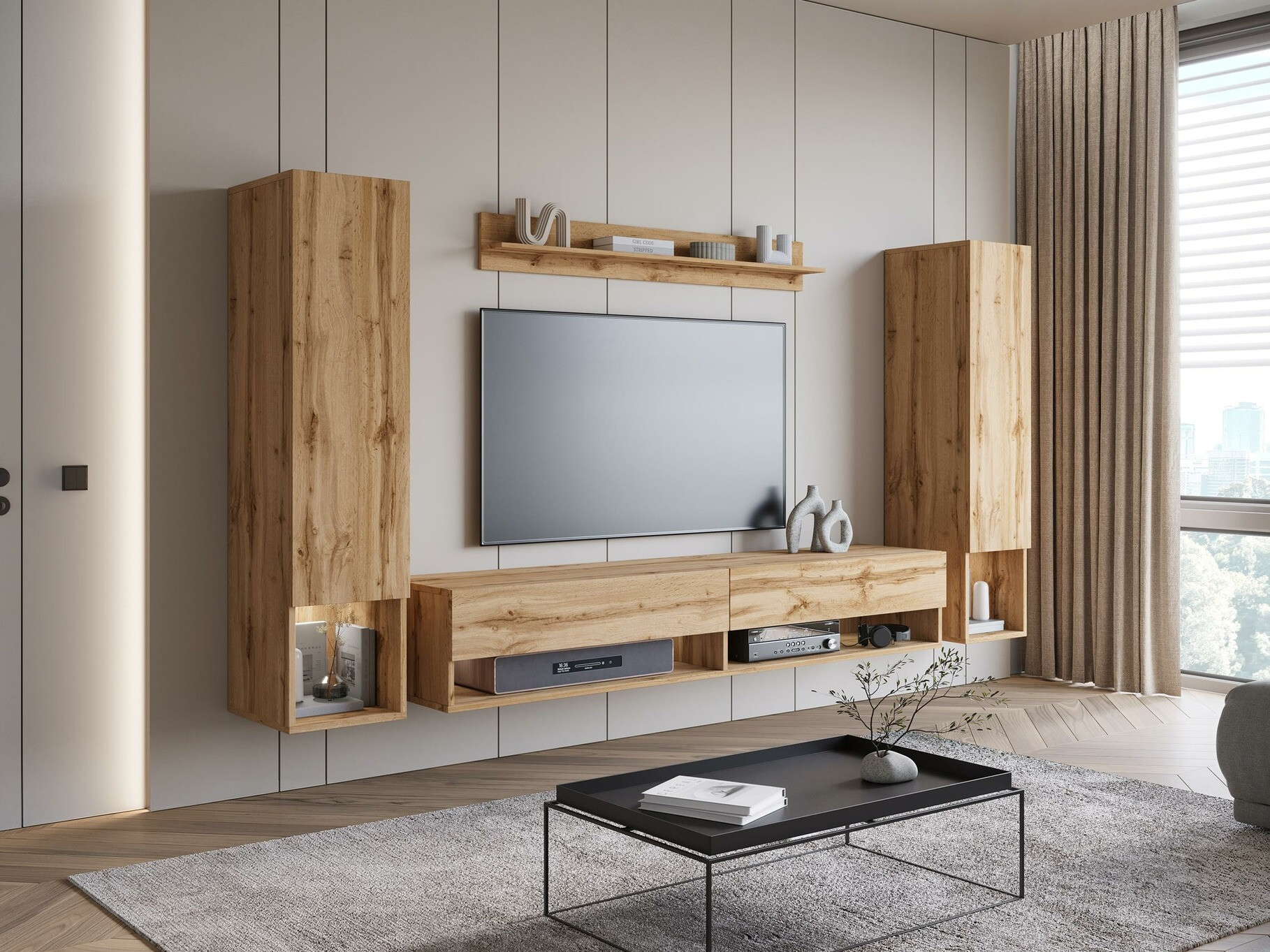 Set za dnevnu sobu Sarasota 176 (Вотан храст)