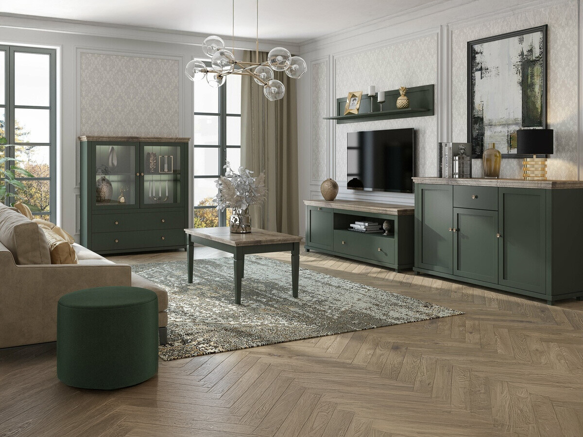 TV sto Tolnue 104 (Tamno zelena + Храст лефкас)