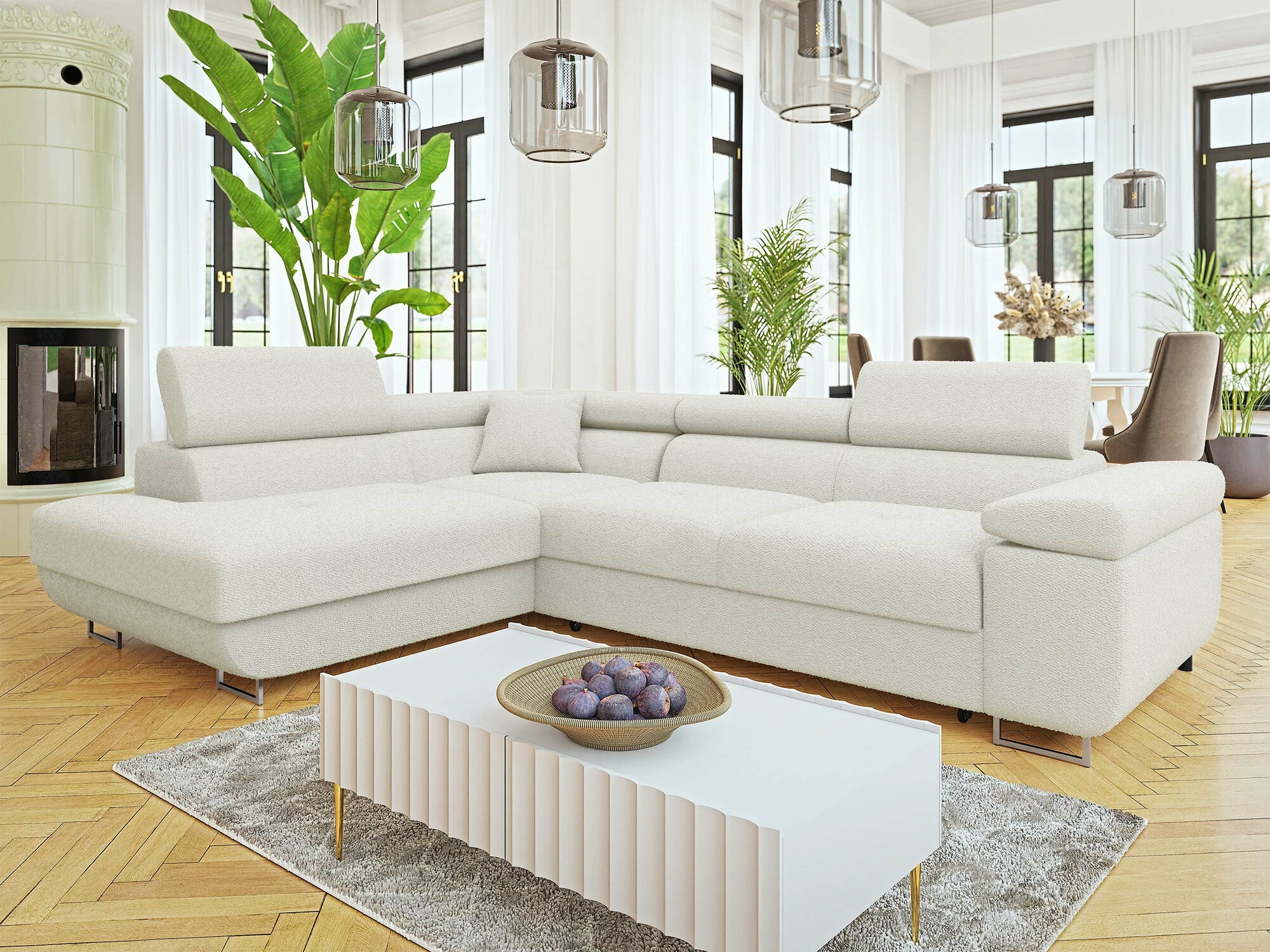 Ugaona sofa Comfivo Eliferu 100 (Flow 06)