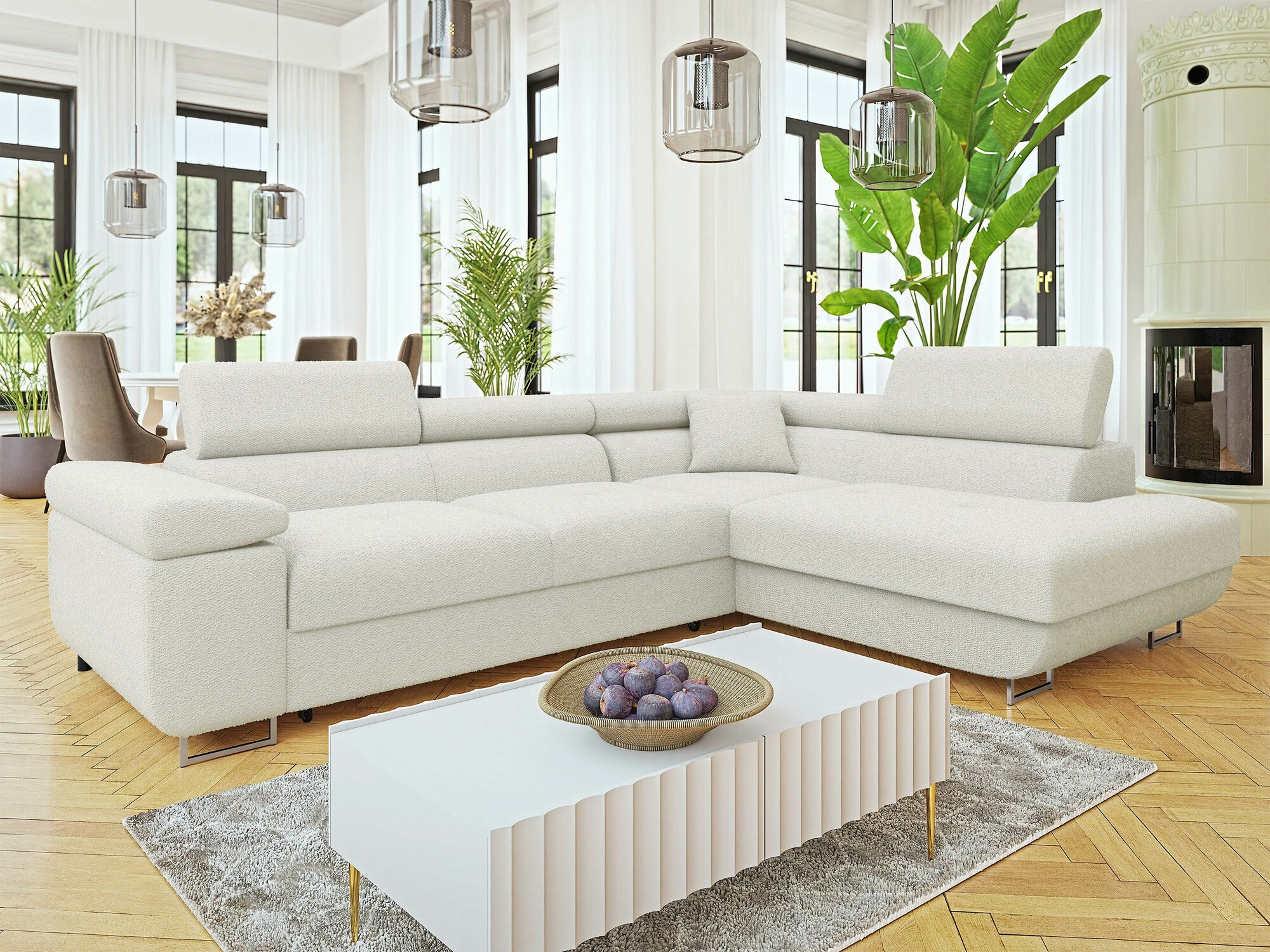 Ugaona sofa Comfivo Eliferu 100 (Flow 06)