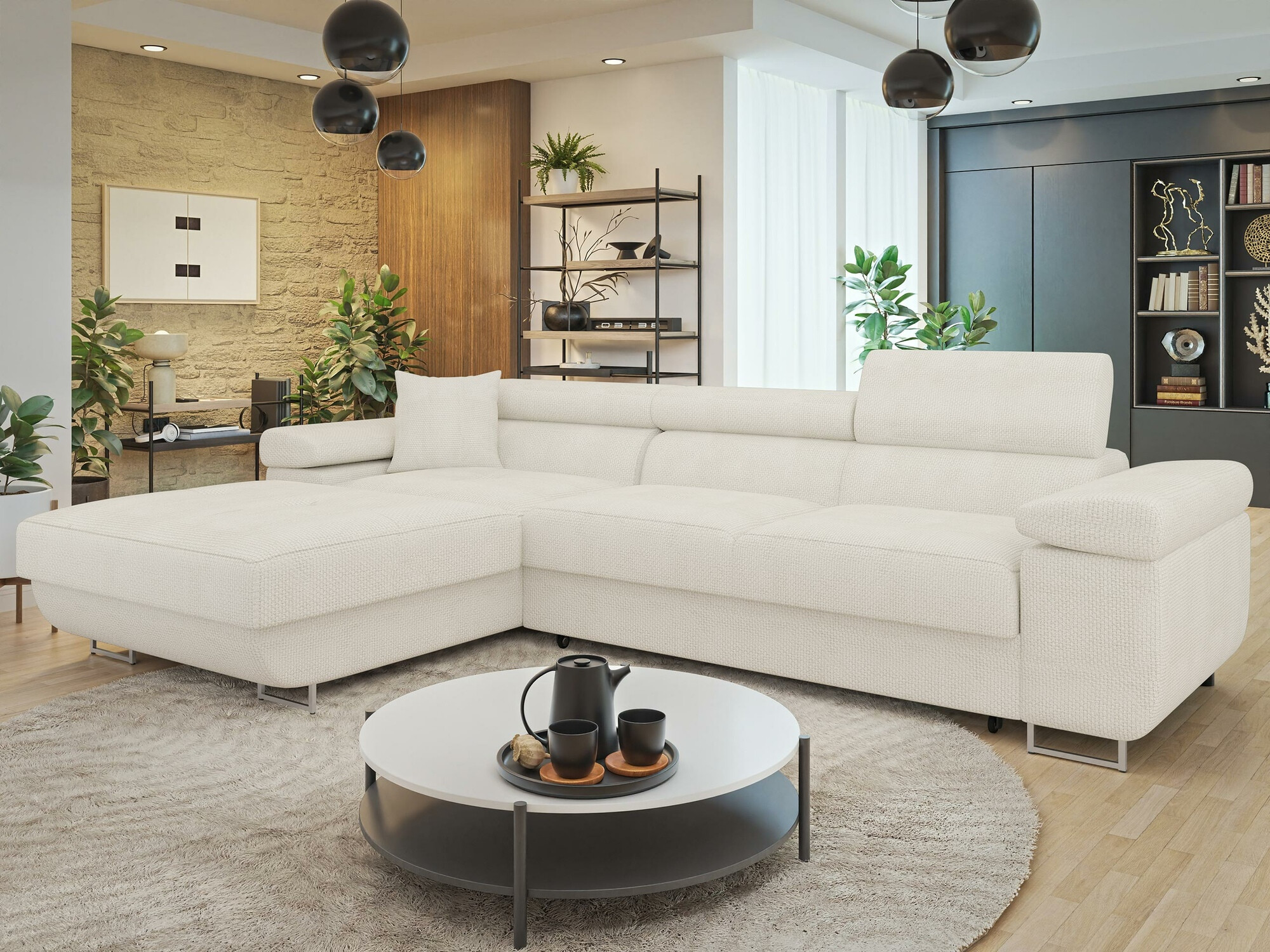 Ugaona sofa Comfivo Eliferu 102 (Flow 06)