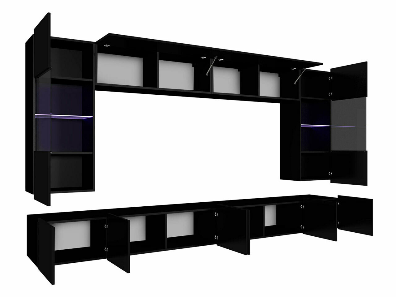 Set za dnevnu sobu Tivdalu 105 (Zlatni hrast)