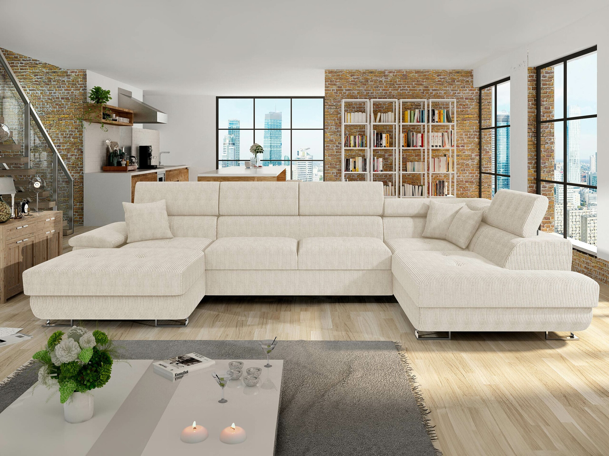 Ugaona sofa Comfivo 138 (Poso 100)
