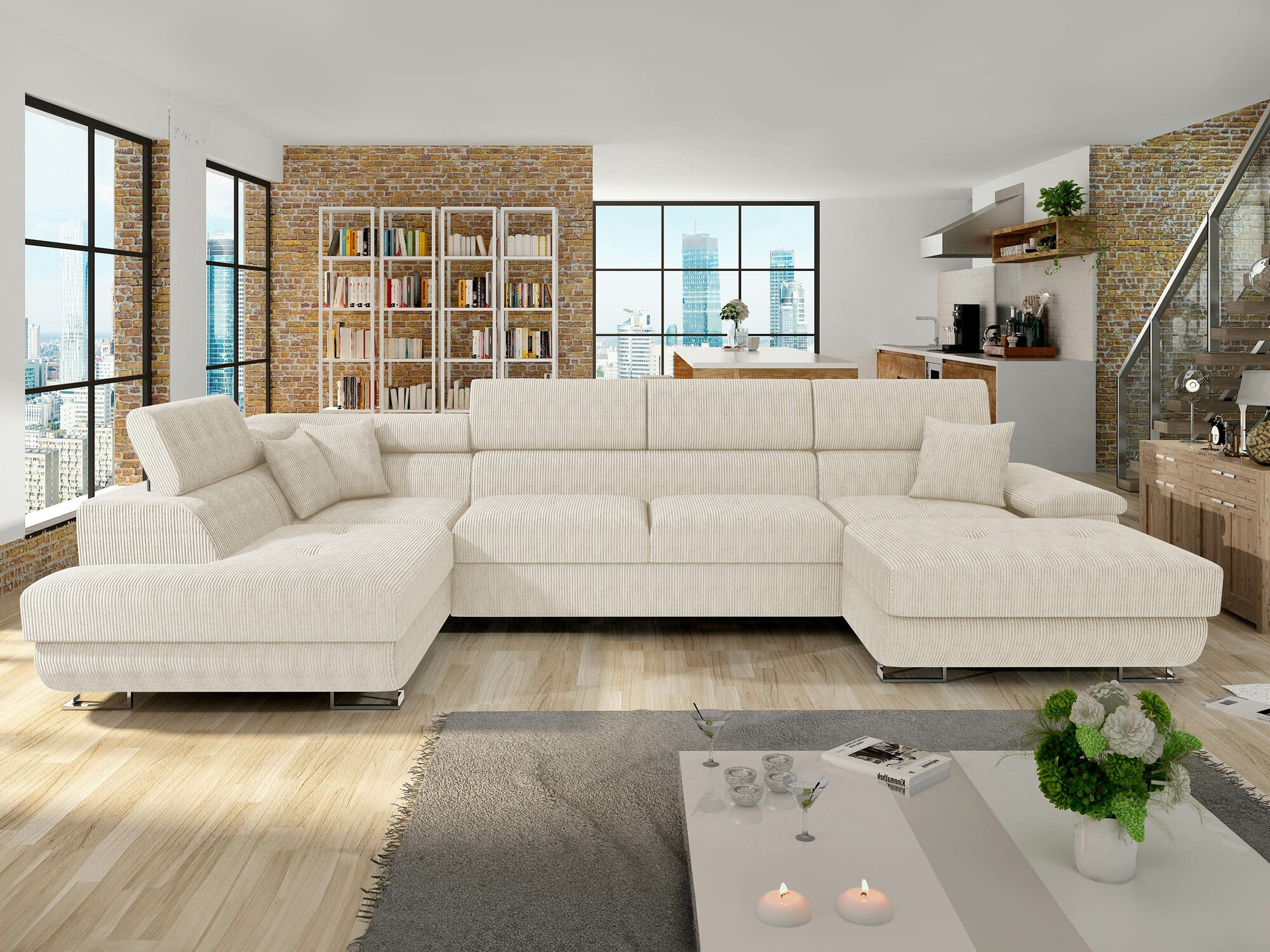 Ugaona sofa Comfivo 138 (Poso 100)