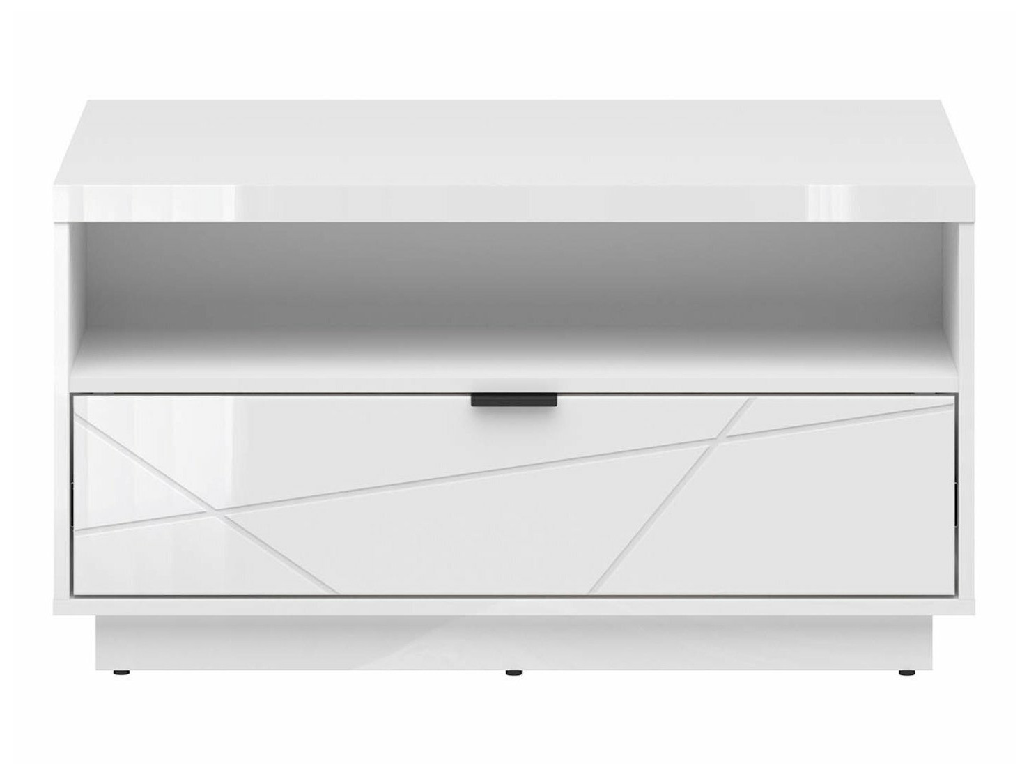 Stočić za kafu Fivale 117 (Sjajno belo + Belo)