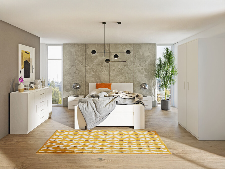 Set spavaća soba Catromi 122 (Belo)