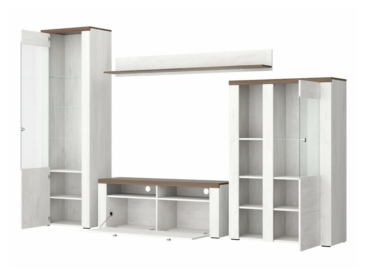 Set za dnevnu sobu Salelbo 100 (Sibu ariš + Trufel hrast)