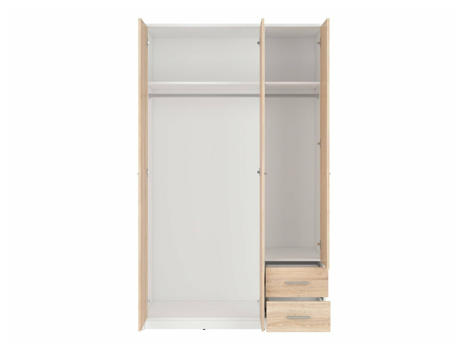 Ormar Novsore 134 (Belo + Sonoma hrast)