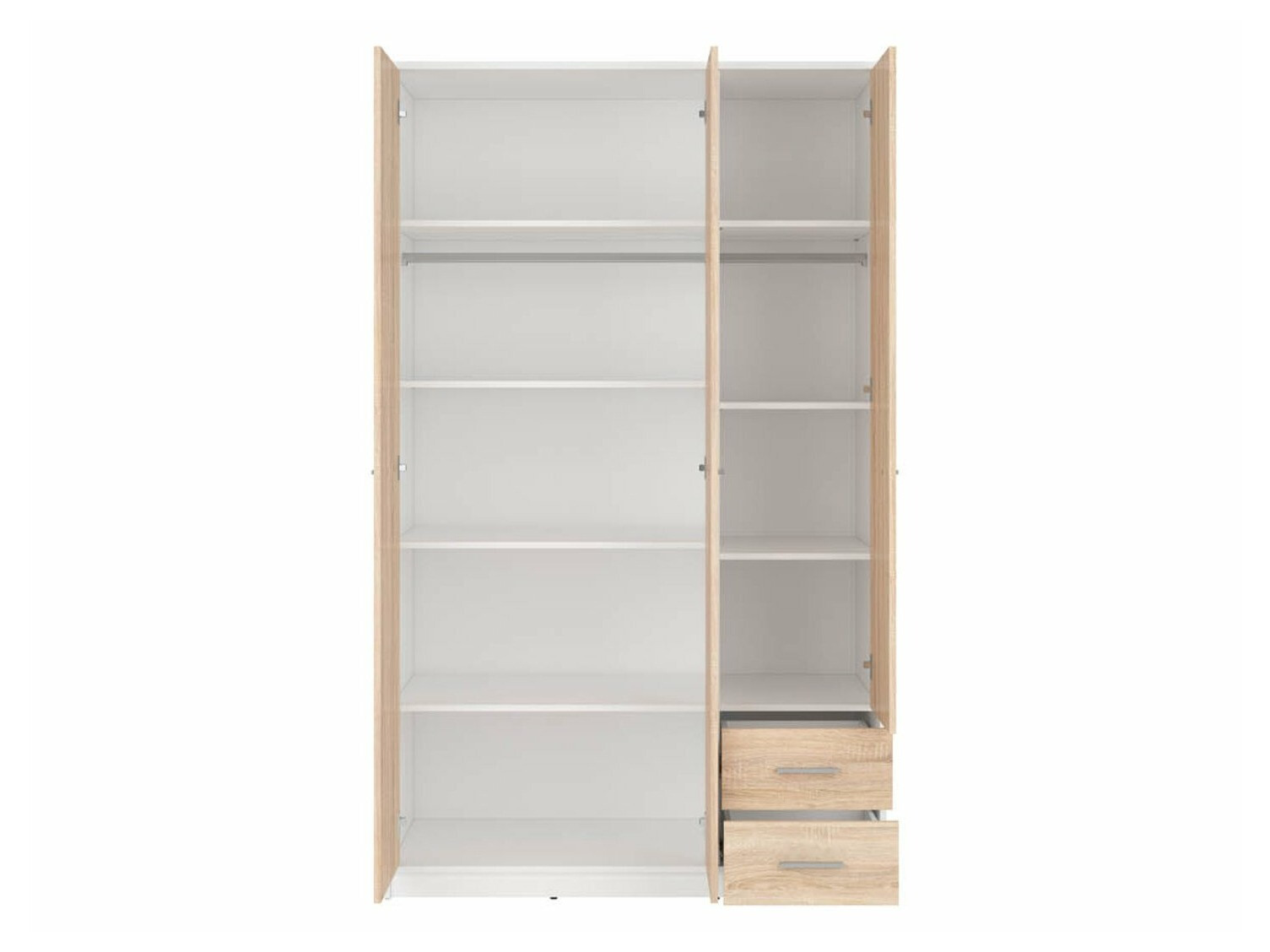 Ormar Novsore 134 (Belo + Sonoma hrast)