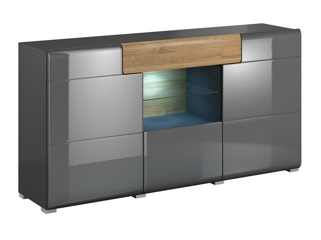 Komoda Torsone 108 (Antricit (ugalj) + Gloss antricit (ugalj) + Unuk hrast)