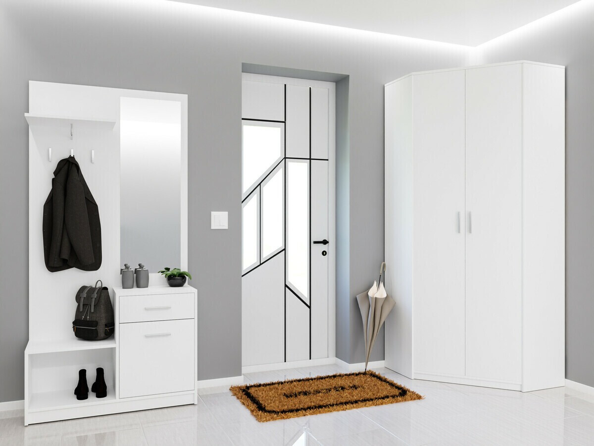 Set za hodnik Novsore 145 (Belo)