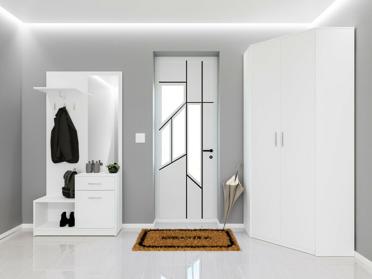 Set za hodnik Novsore 145 (Belo)