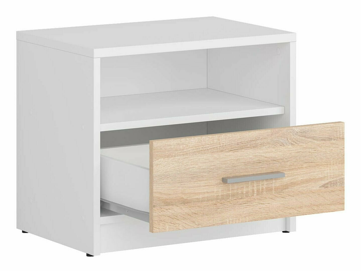 Set spavaća soba Novsore 147 (Belo + Sonoma hrast)
