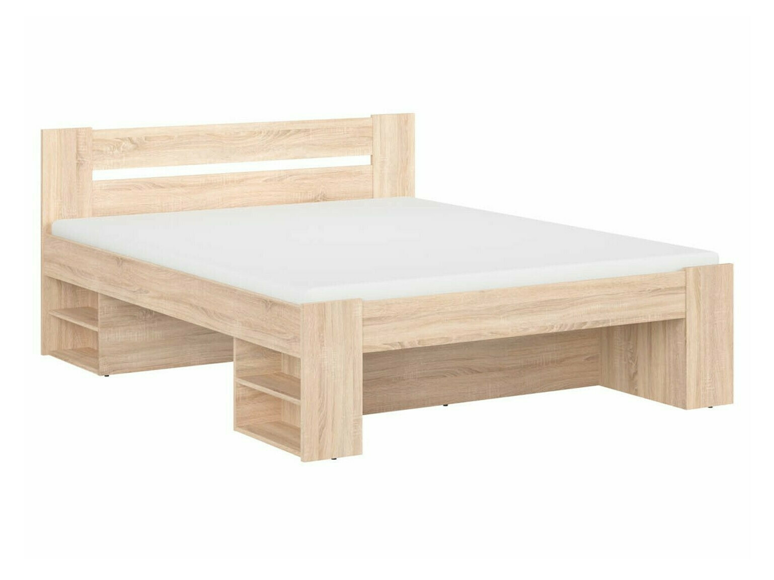 Set spavaća soba Novsore 147 (Belo + Sonoma hrast)