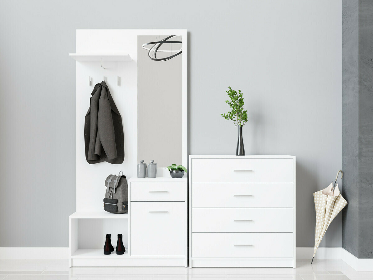 Set za hodnik Novsore 148 (Belo)