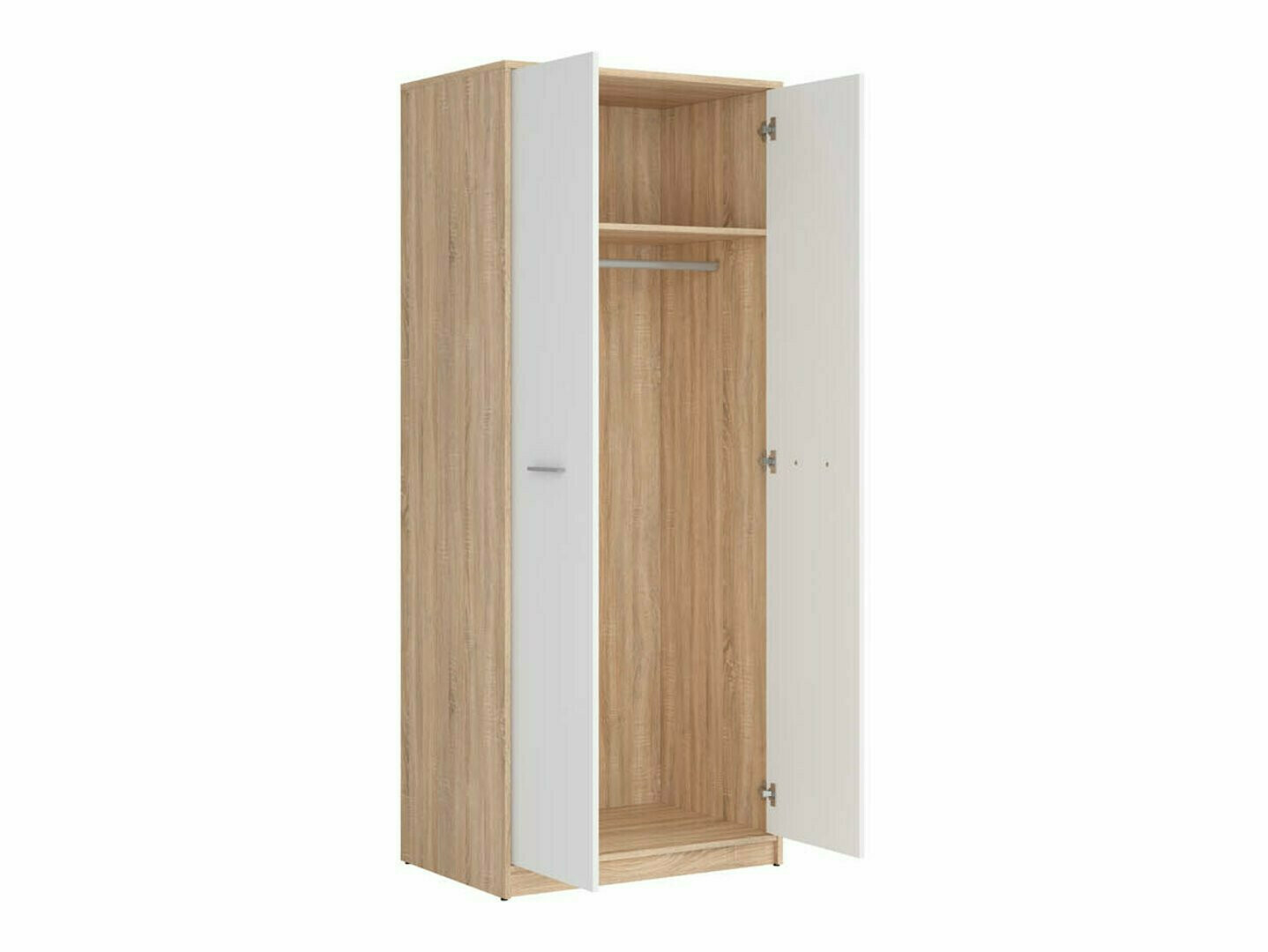 Set za hodnik Novsore 150 (Sonoma hrast + Belo)