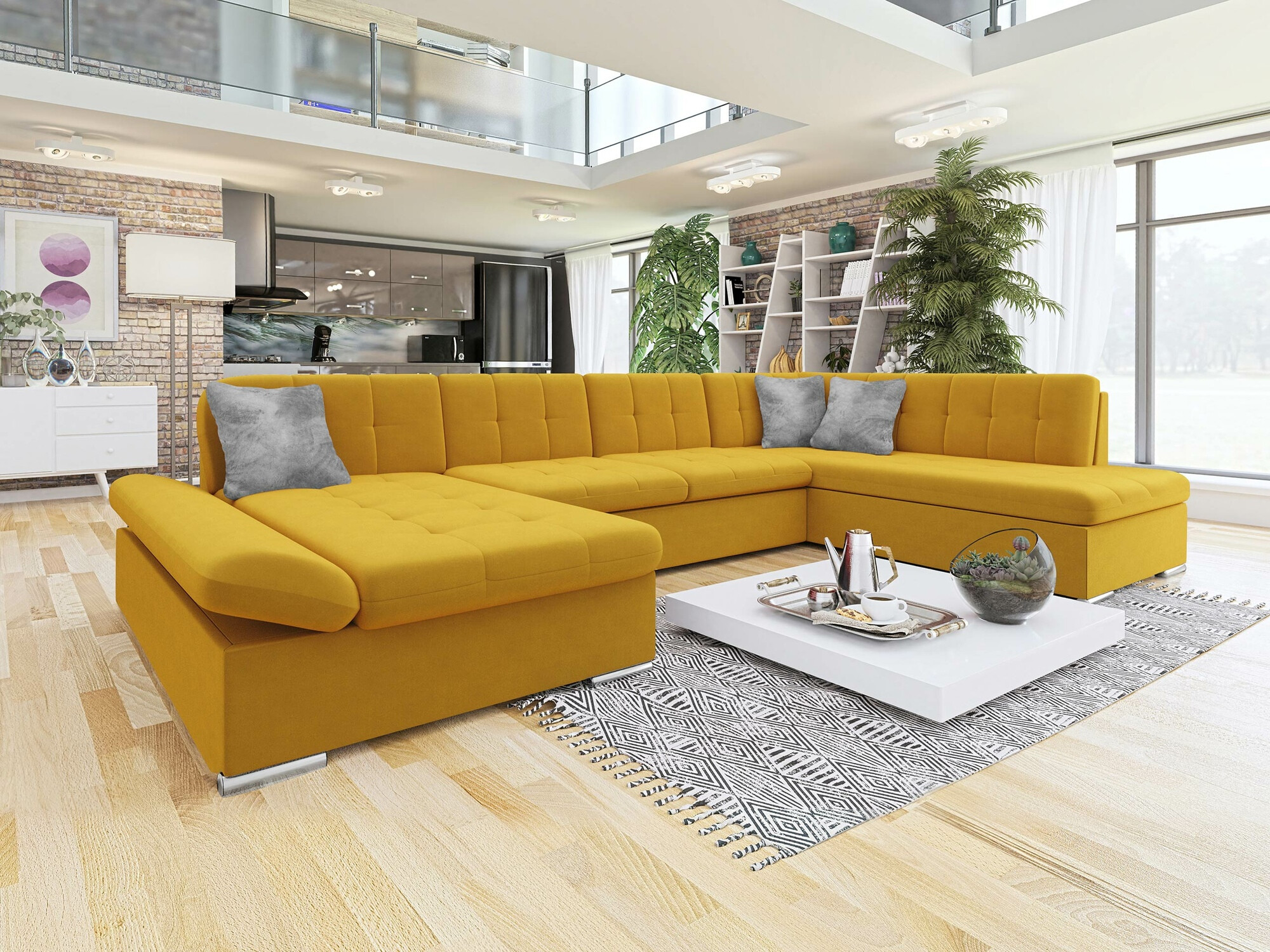 Ugaona sofa Comfivo 173 (Otusso 14 + Sorriso 04)