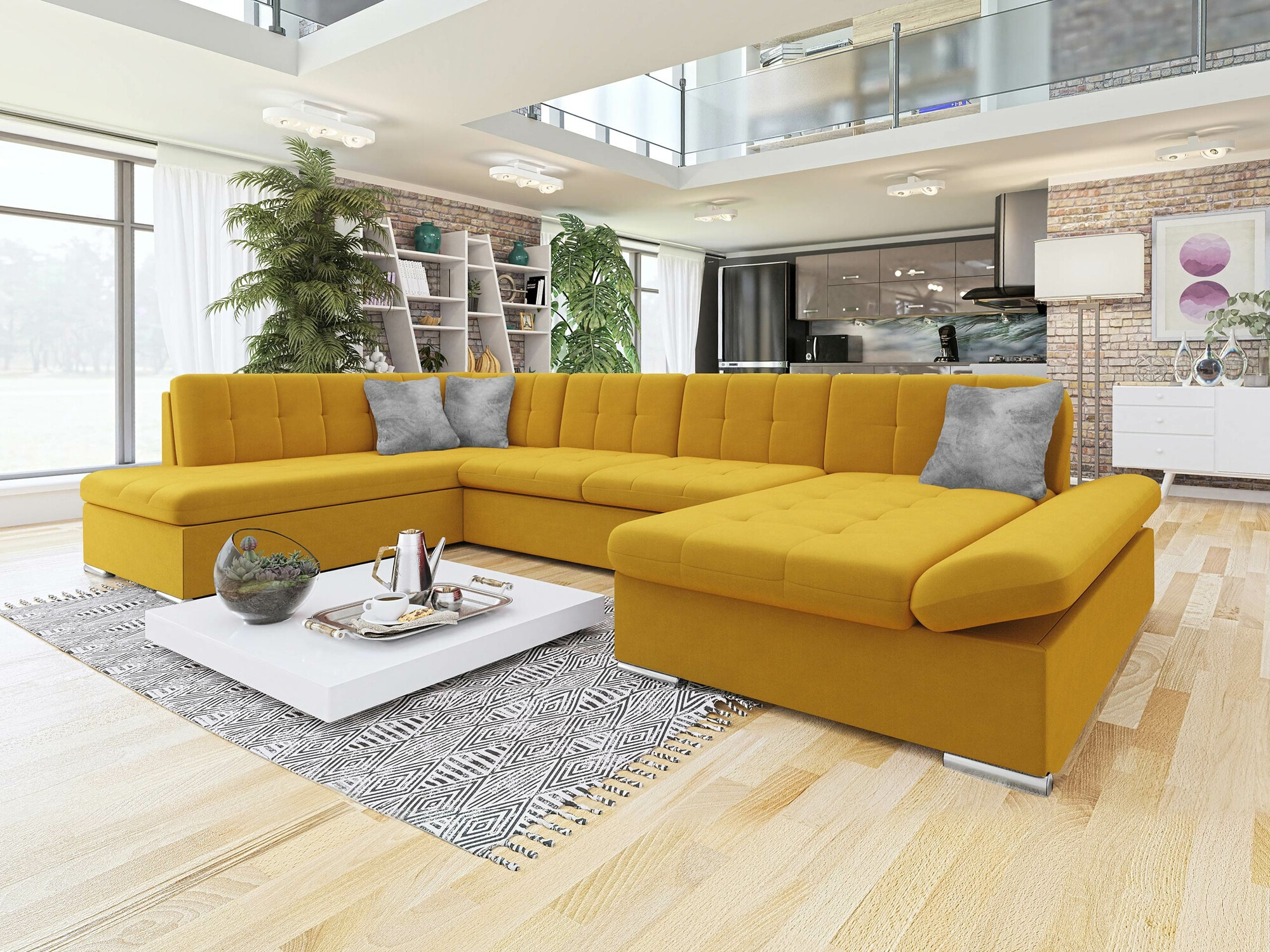 Ugaona sofa Comfivo 173 (Otusso 14 + Sorriso 04)