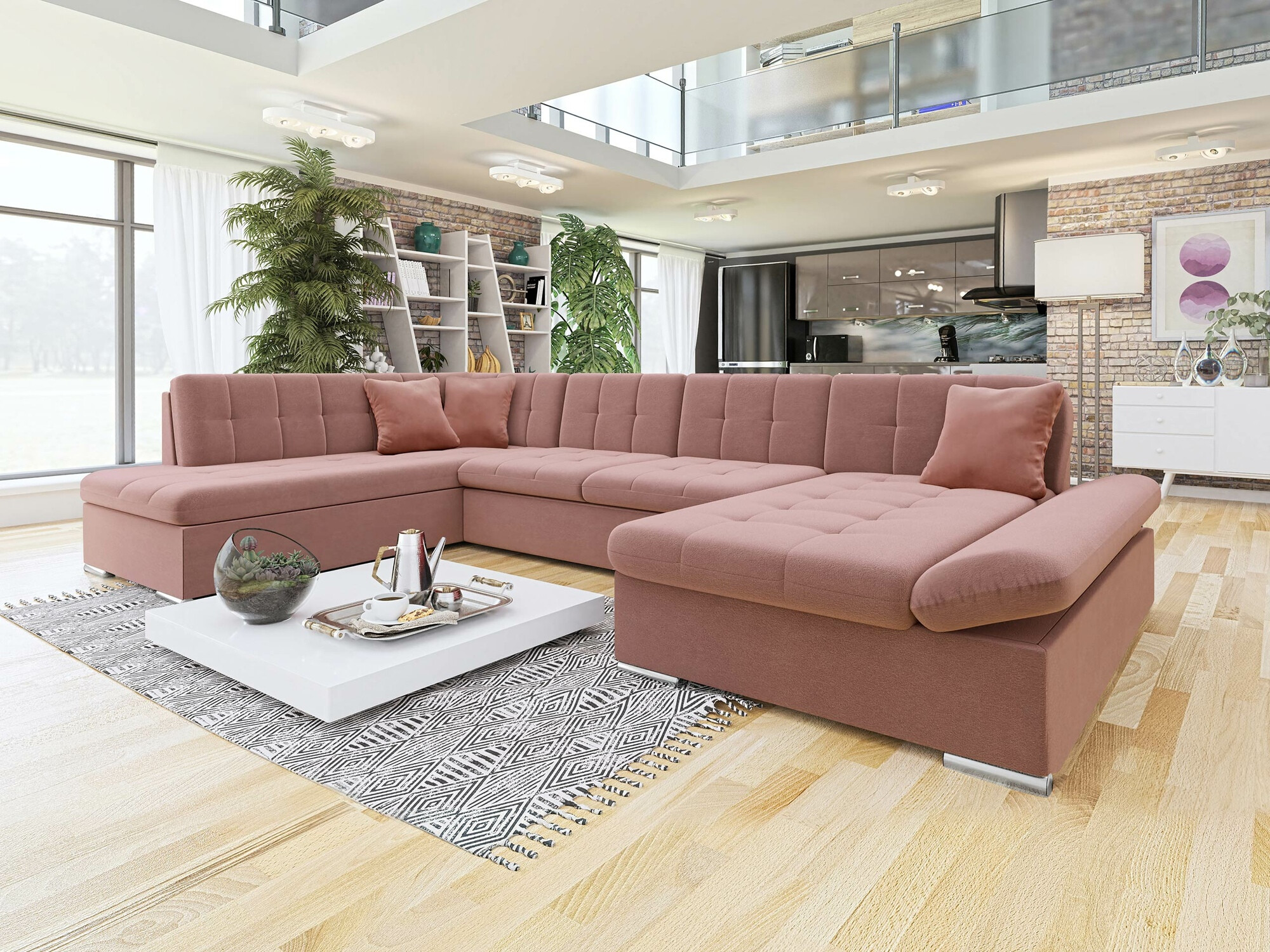 Ugaona sofa Comfivo 173 (Venus Velvet 2918 + Magic Velet 2258)
