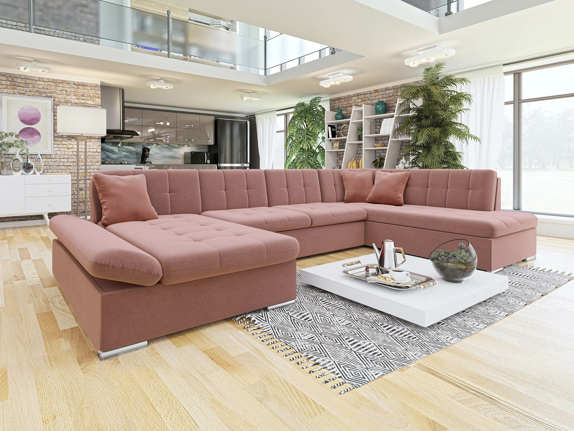 Ugaona sofa Comfivo 173 (Venus Velvet 2918 + Magic Velet 2258)