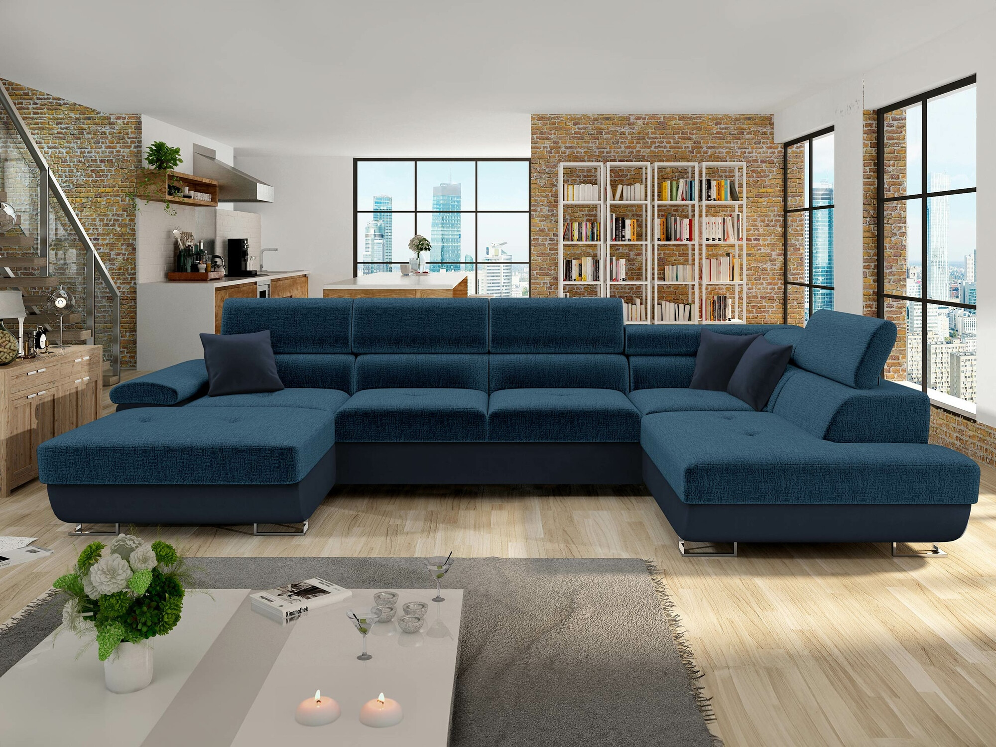 Ugaona sofa Comfivo 241 (Otusso 22 + Velvetto 09)