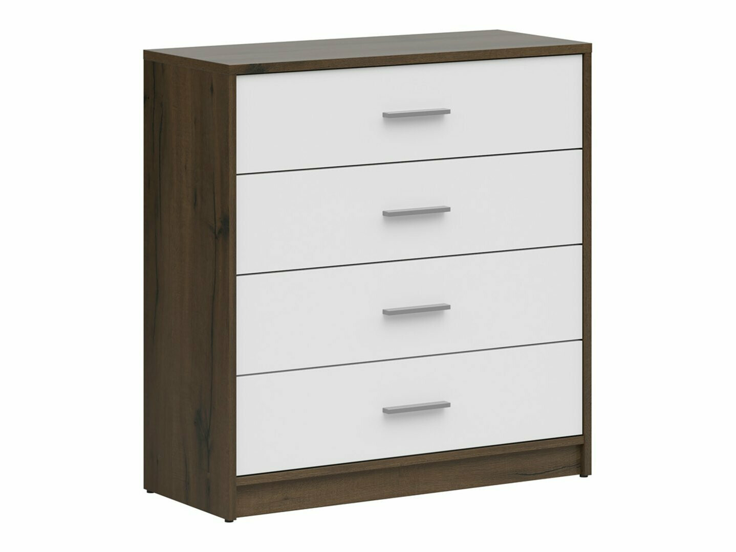 Komoda Novsore 101 (Tamni hrast + Belo)