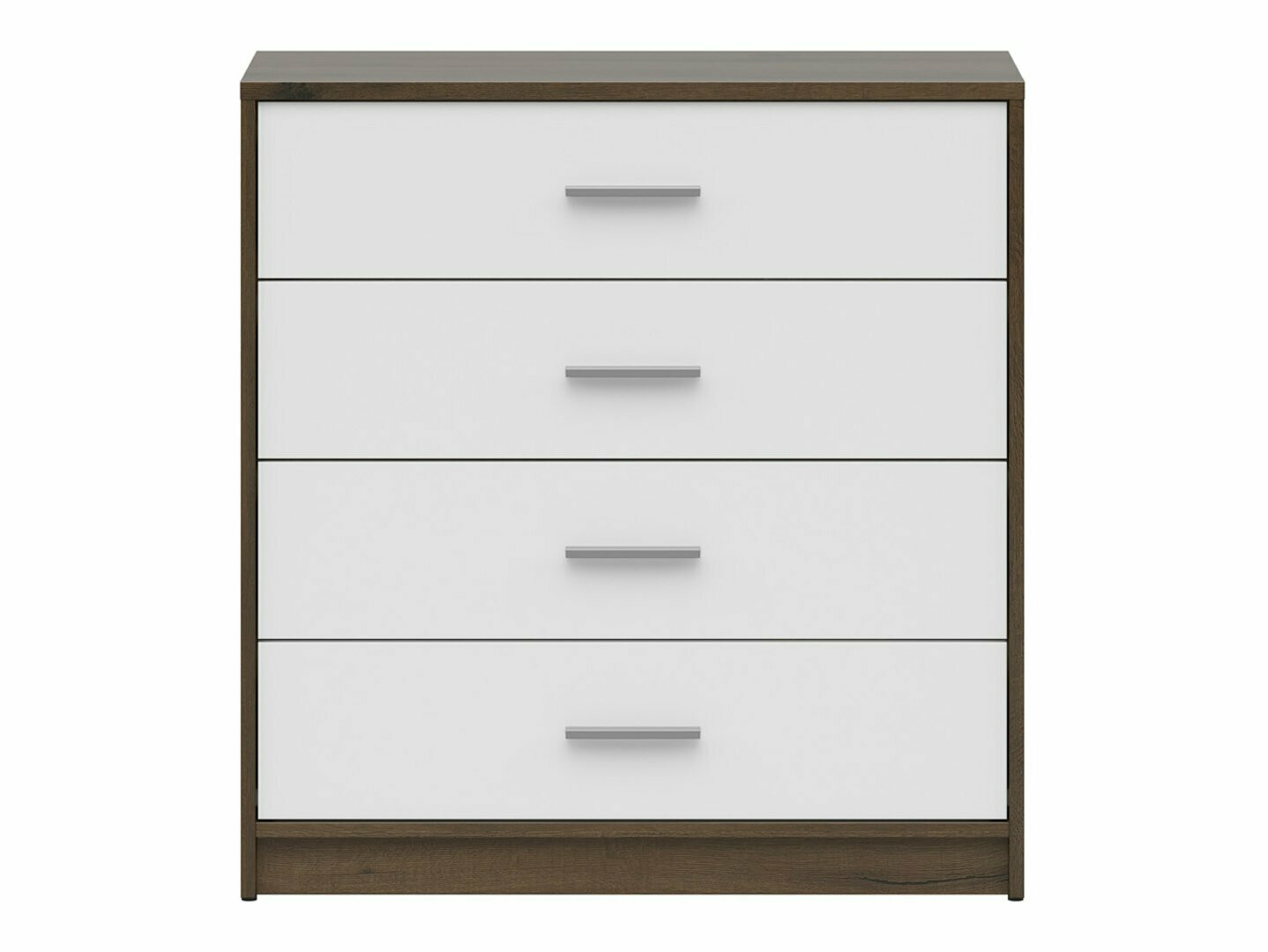 Komoda Novsore 101 (Tamni hrast + Belo)