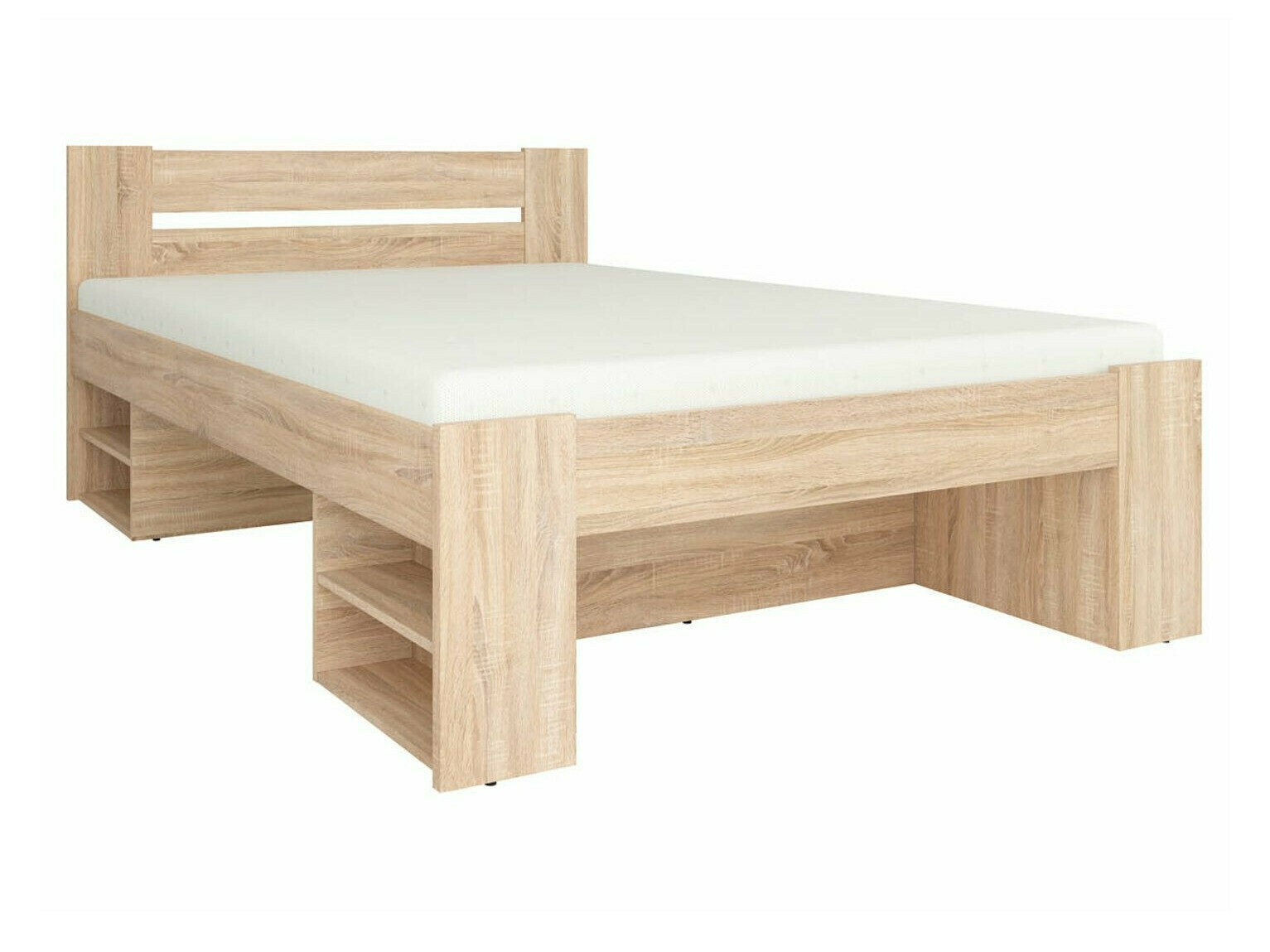 Set spavaća soba Novsore 147 (Belo + Sonoma hrast)