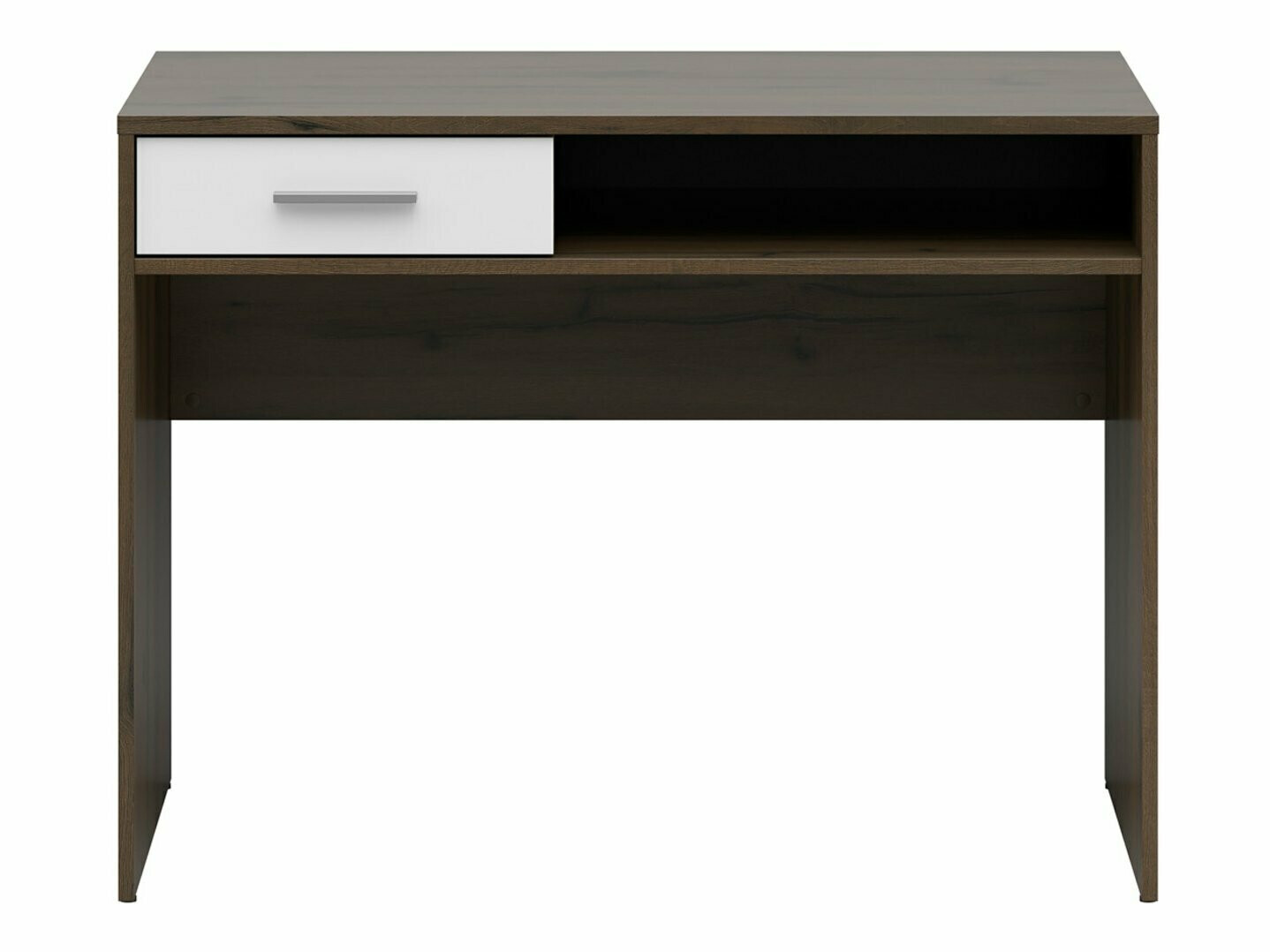 Kancelarijski sto Novsore 108 (Tamni hrast + Belo)