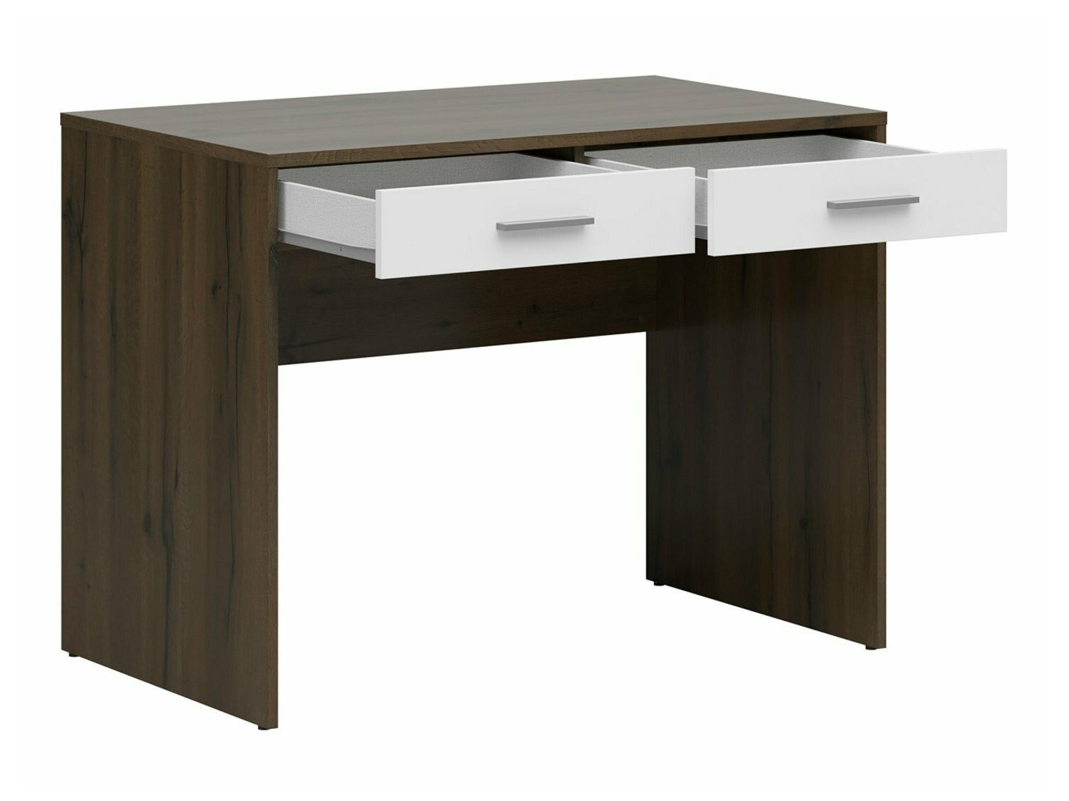Kancelarijski sto Novsore 109 (Tamni hrast + Belo)