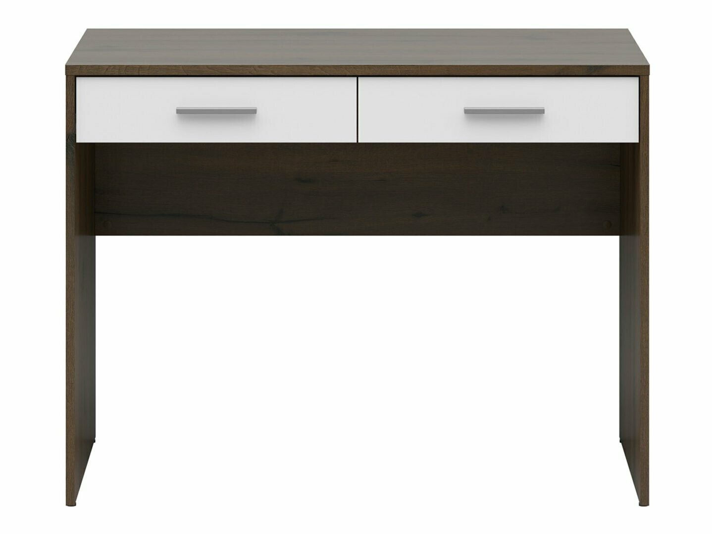 Kancelarijski sto Novsore 109 (Tamni hrast + Belo)