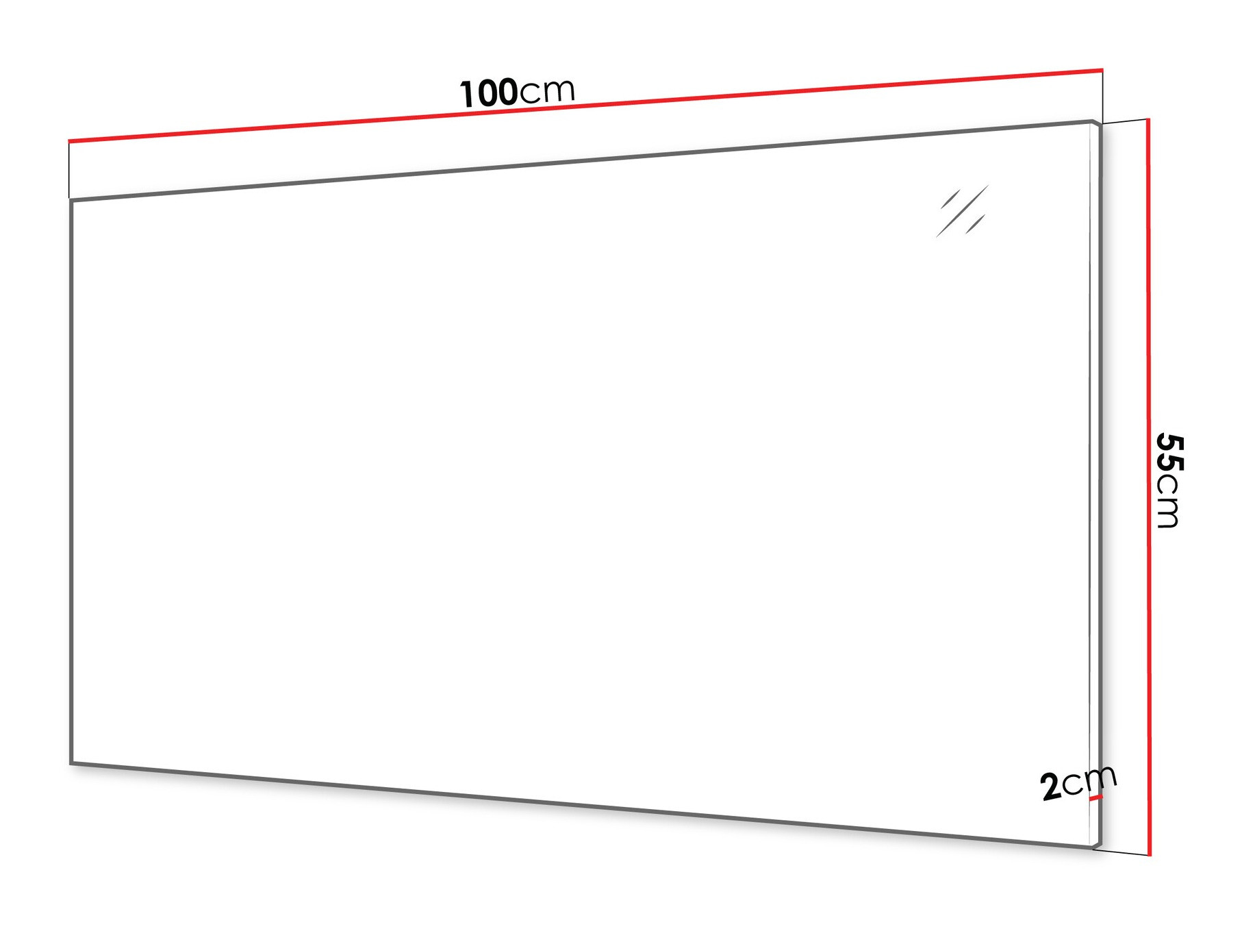 Ogledalo Comfivo Fersoe 115 (Belo)
