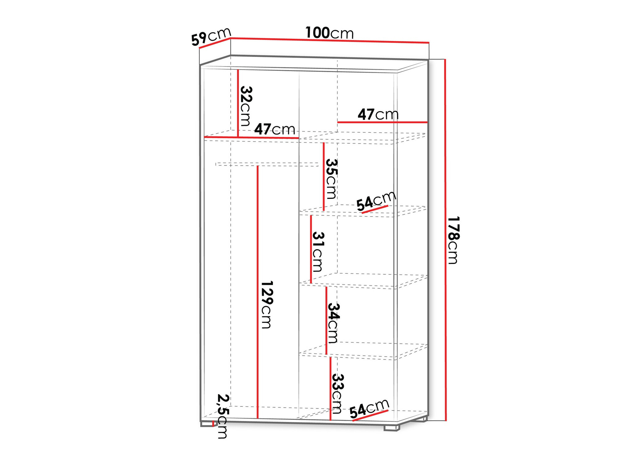 Ormar Comfivo Fersoe 113 (Belo)