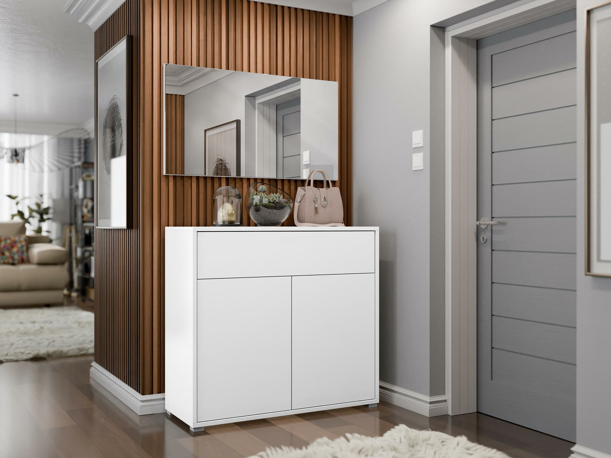 Set za hodnik Comfivo Fersoe 116 (Belo)